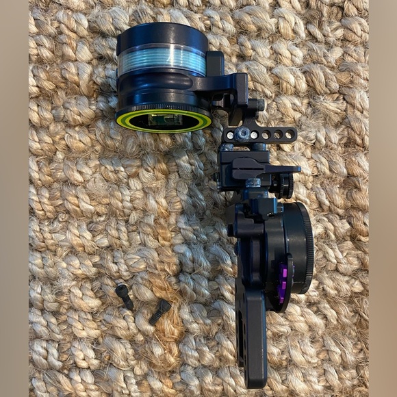 Black and Green Camera Accessory